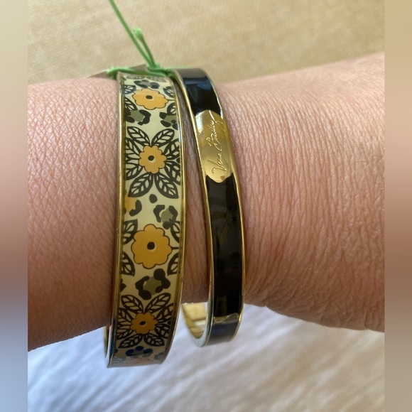 Vera Bradley Set of 2 Bangle Bracelets Floral New - Picture 1 of 5